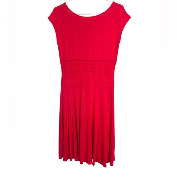 Max Studio NWT Red Summer Dress, Stretch Size L - Picture 3 of 9